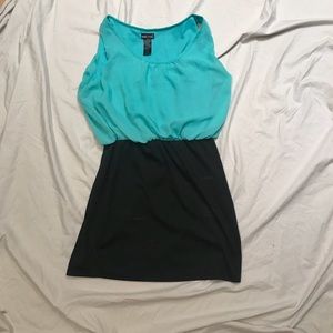 WET SEAL BODYCON TURQUIOSE DRESS